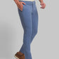 Men Super Slim Fit Green Trouser