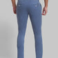 Men Super Slim Fit Green Trouser