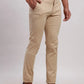Men Grey Super Slim Fit Solid Cotton Blend Trouser
