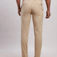 Men Grey Super Slim Fit Solid Cotton Blend Trouser