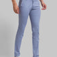 Men Super Slim Fit Blue Chinos & Trouser