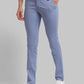 Men Super Slim Fit Blue Chinos & Trouser