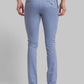 Men Super Slim Fit Blue Chinos & Trouser