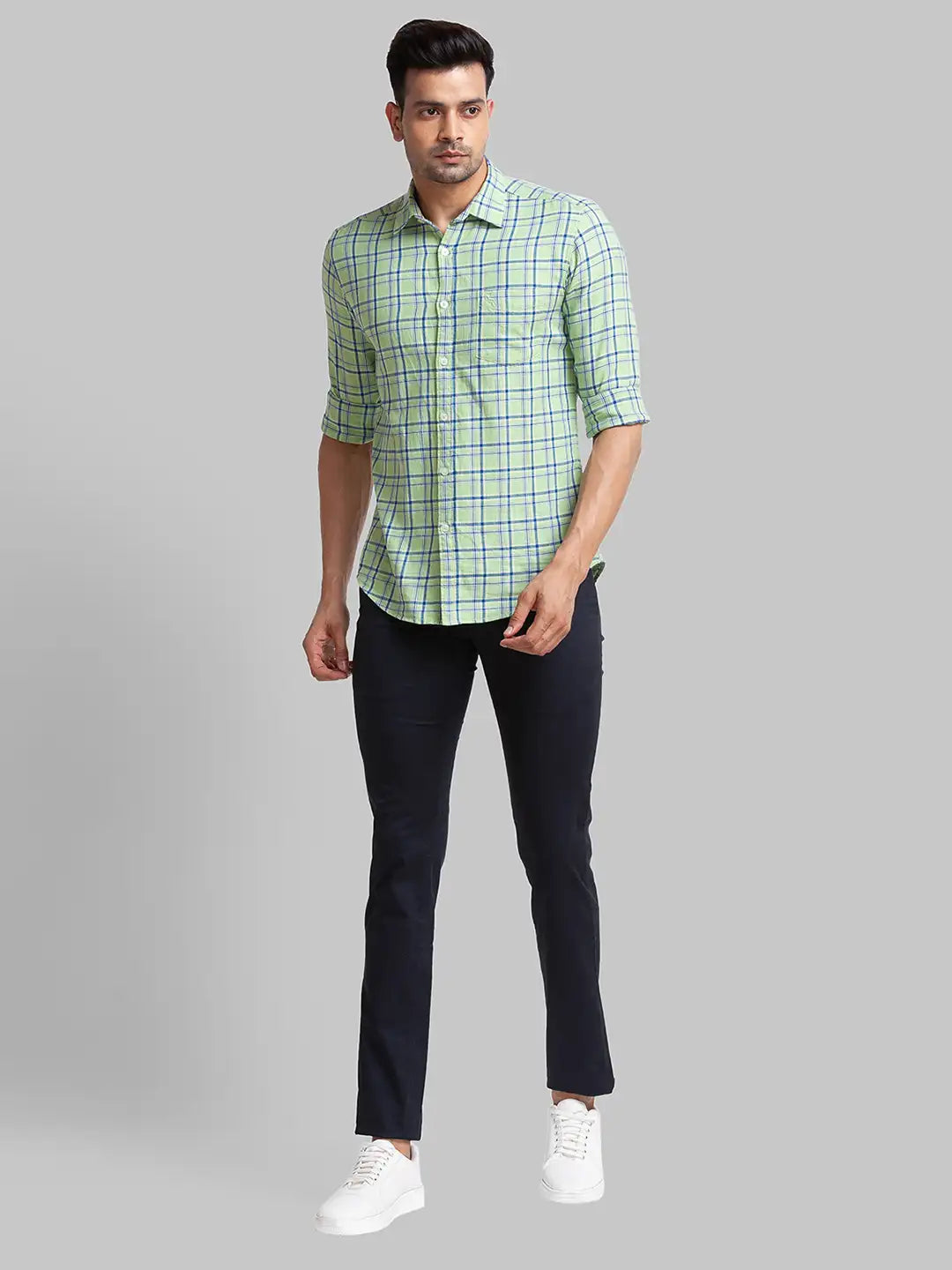 Men Super Slim Fit Light Fawn Chinos & Trouser