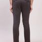 Parx Men Grey Print Super Slim Fit Cotton Blend Trousers