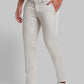 Men Super Slim Fit Brown Trouser