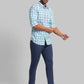 Men Super Slim Fit Grey Trouser