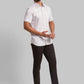 Men Super Slim Fit Grey Trouser