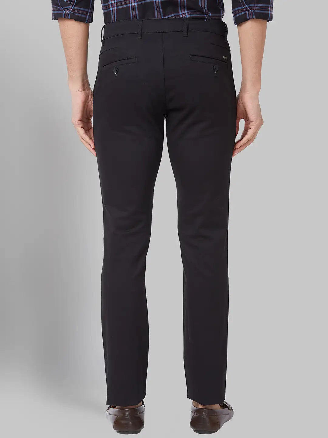 Men Super Slim White Trouser
