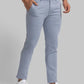 Men Super Slim Fit Green Trouser