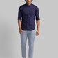 Men Super Slim Fit Green Trouser