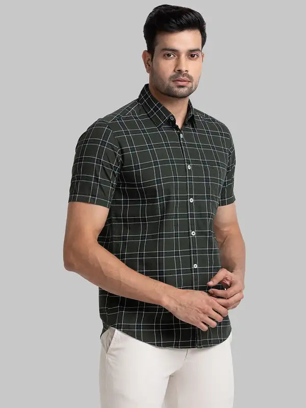 Men Super Slim Fit Grey Trouser