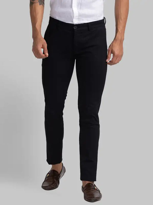 Men Super Slim Fit Fawn Trouser