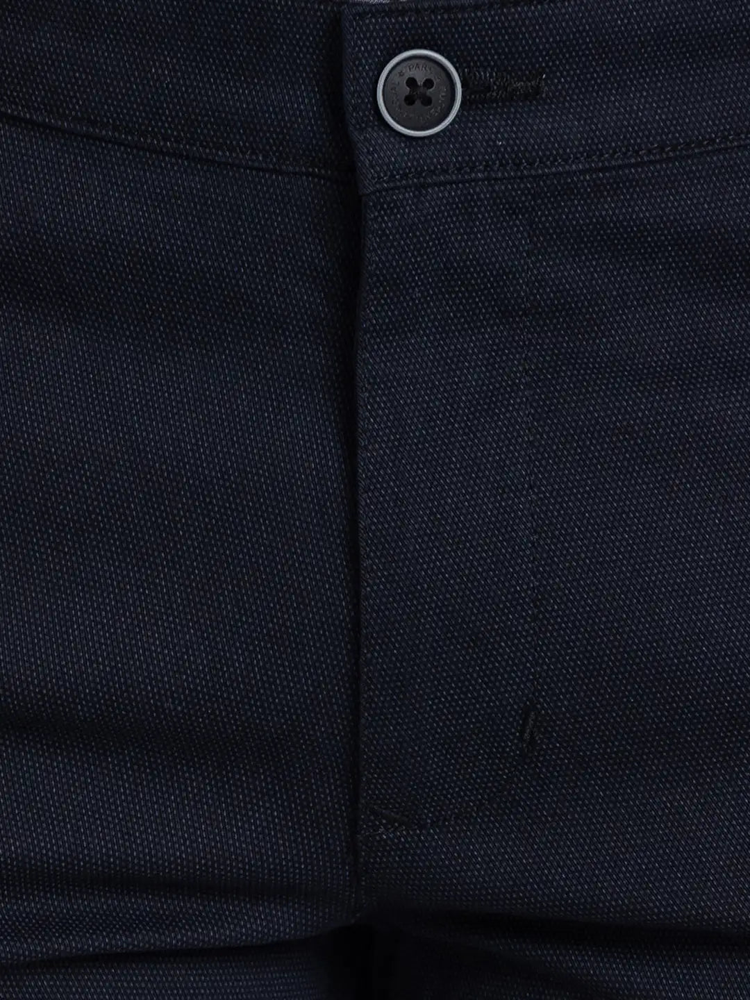 Men Super Slim Fit Blue Trouser
