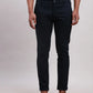Parx Men Grey Super Slim Fit Solid Cotton Spandex Trouser