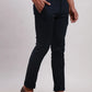 Parx Men Grey Super Slim Fit Solid Cotton Spandex Trouser