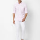 Parx Slim Fit Solid Light Fawn Trouser