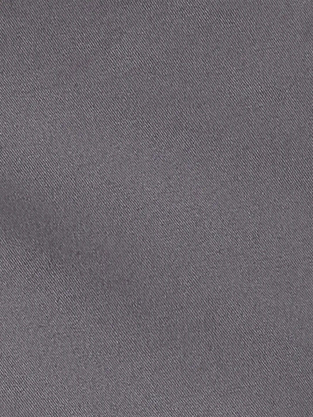 Men Slim Tapered Fit Black Trouser