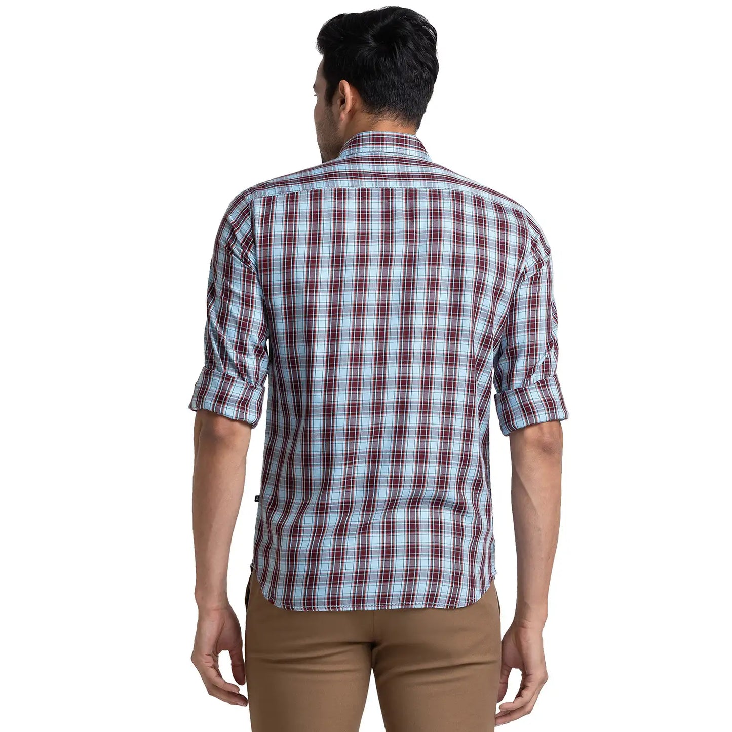 Men Slim Fit Green Trouser