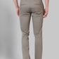 Men Slim Tapered Fit Brown Trouser