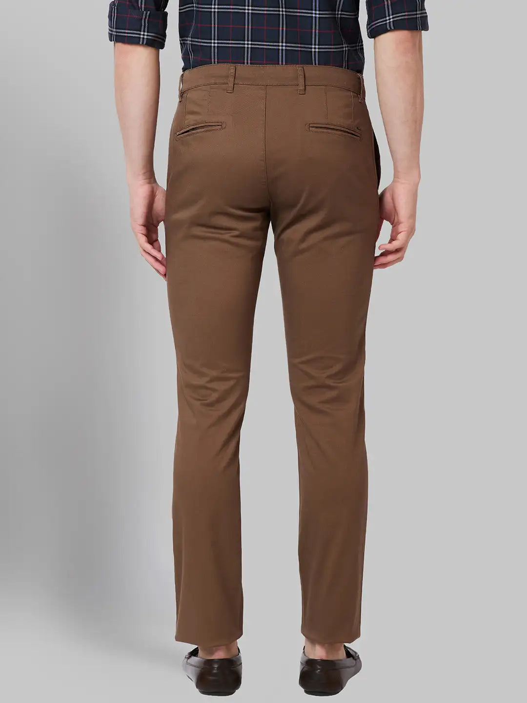 Men Lrt Fit Grey Trouser