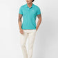 Parx Slim Fit Solid Medium Grey Trouser