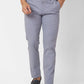 Parx Slim Fit Solid Medium Khaki Trouser