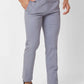 Parx Slim Fit Solid Medium Khaki Trouser