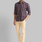 Men Tapered Fit Dark Grey Trouser