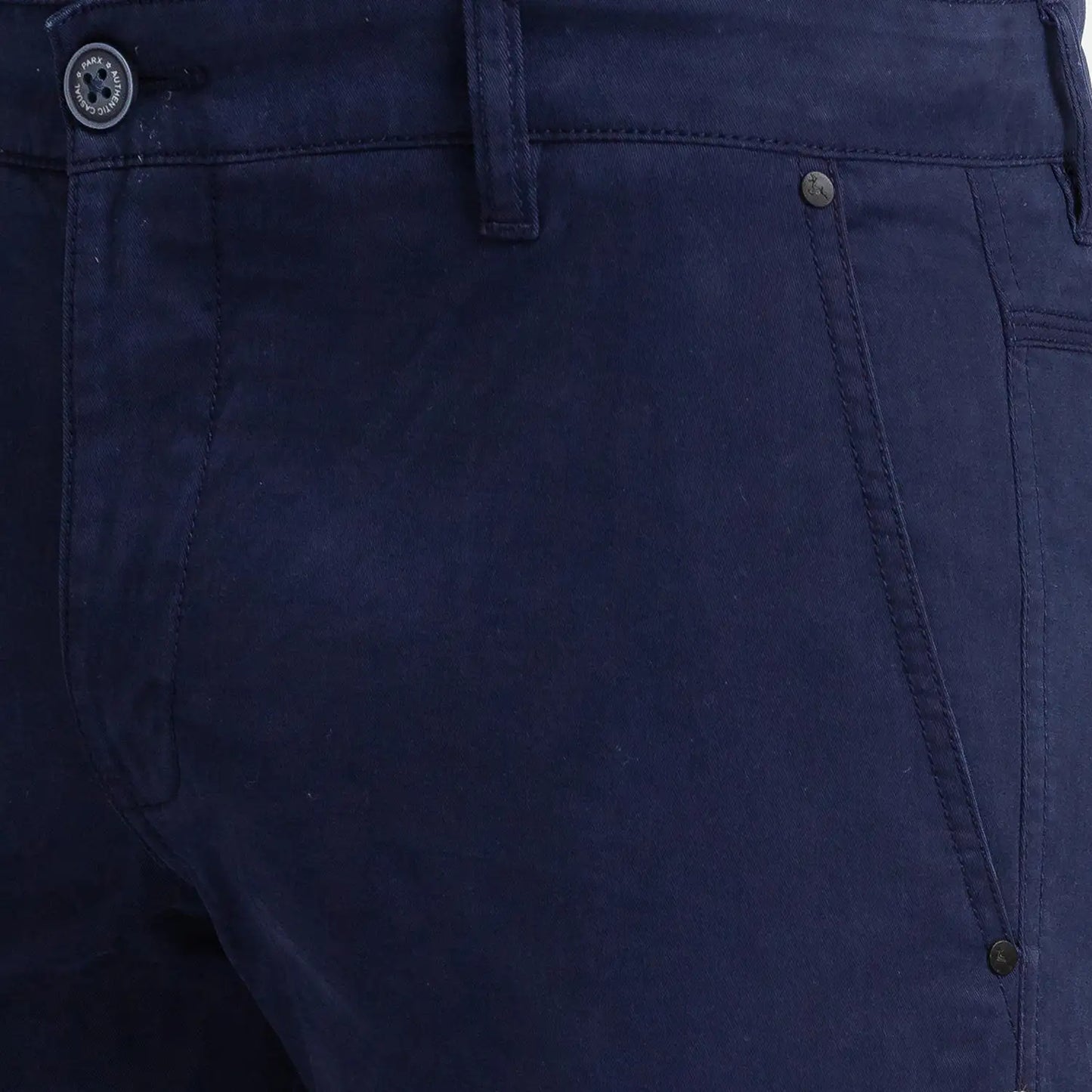 Men Tapered Fit Dark Grey Trouser