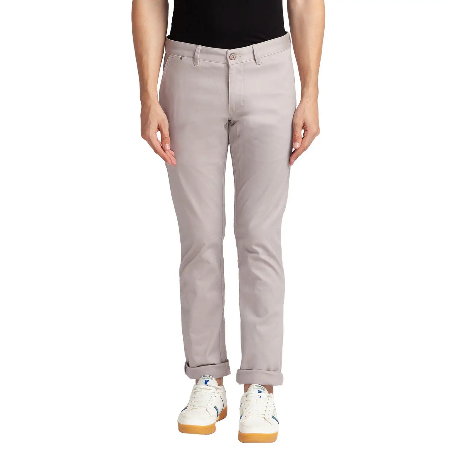 Men Tapered Fit Fancy Violet Trouser