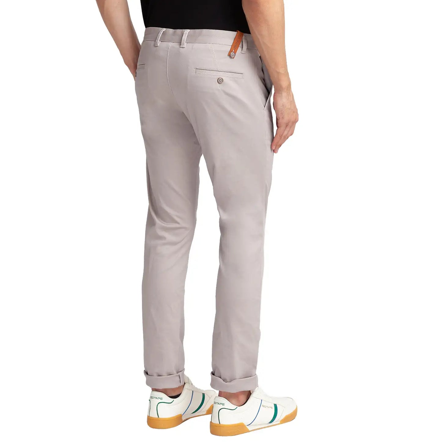 Men Tapered Fit Fancy Violet Trouser