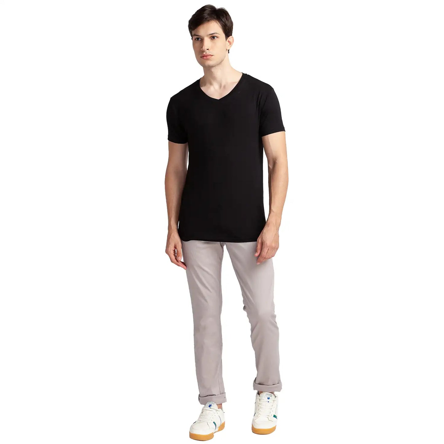 Men Tapered Fit Fancy Violet Trouser