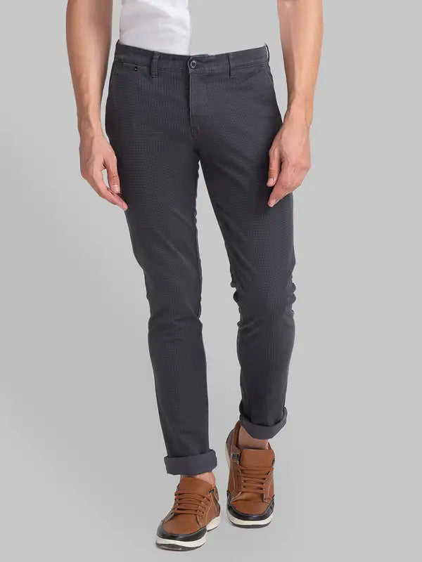 Men Lrt Fit Green Trouser