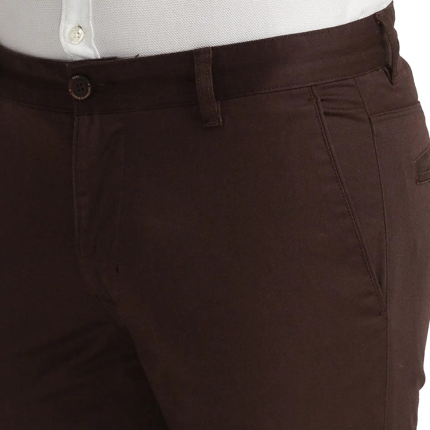 Men Slim Fit Light Fawn Chinos