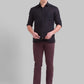Men Tapered Fit Medium Grey Trouser