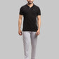 Men Tapered Fit Dark Green Chinos