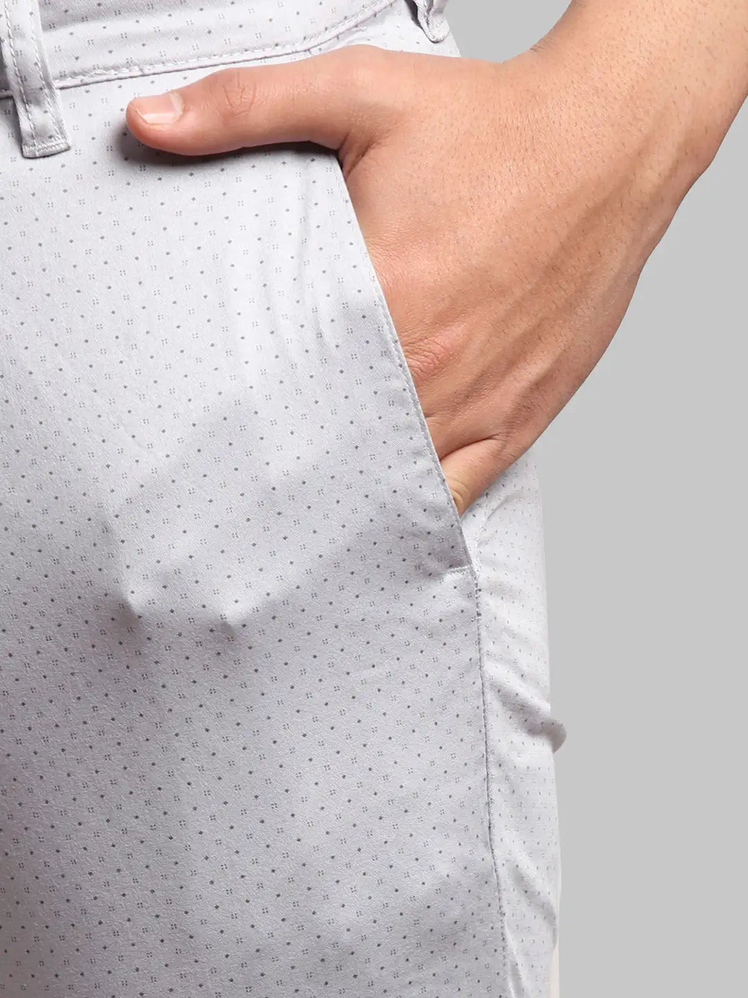 Men Tapered Fit Dark Green Chinos