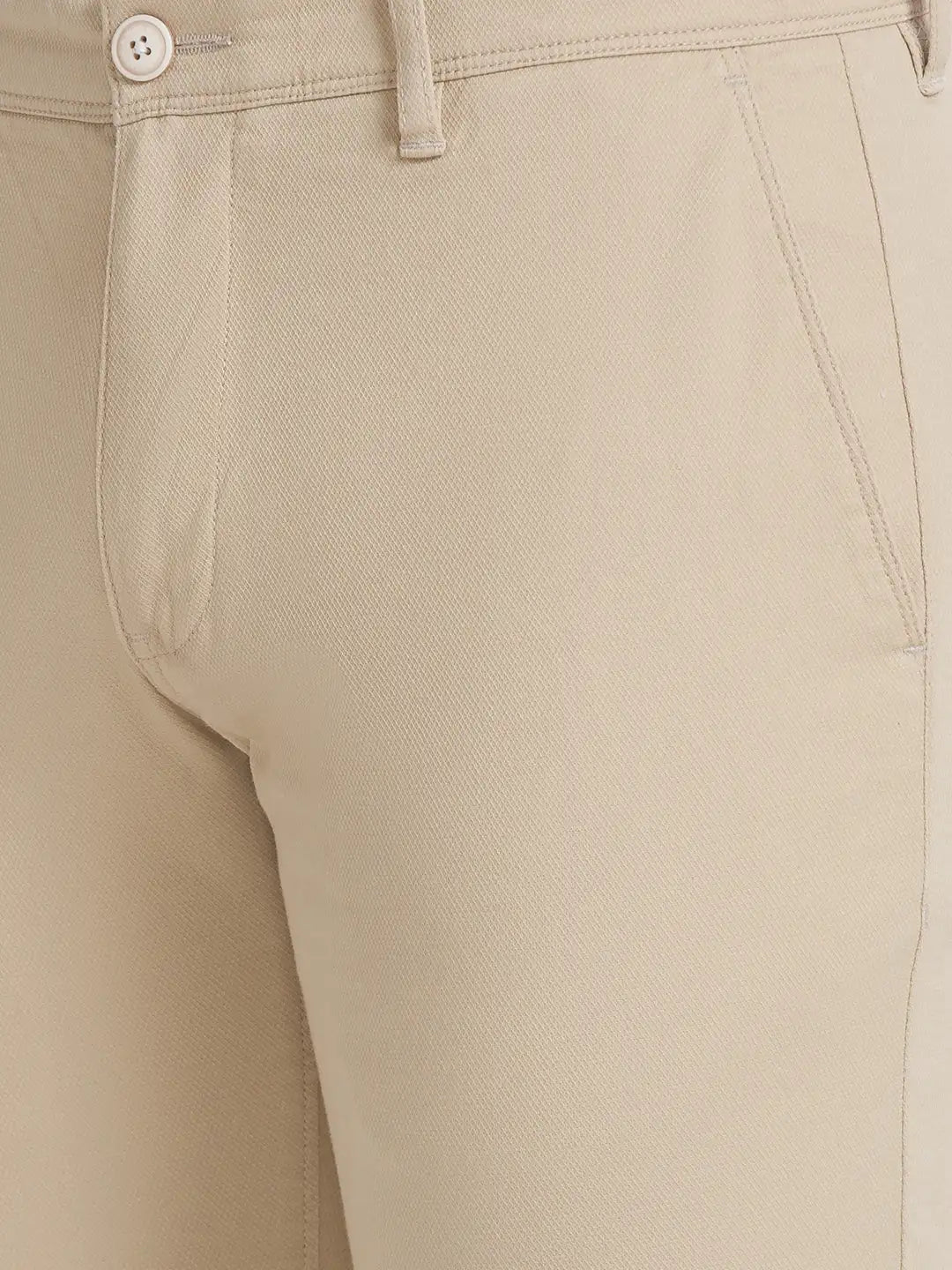 Men Slim Fit Dark Grey Trouser
