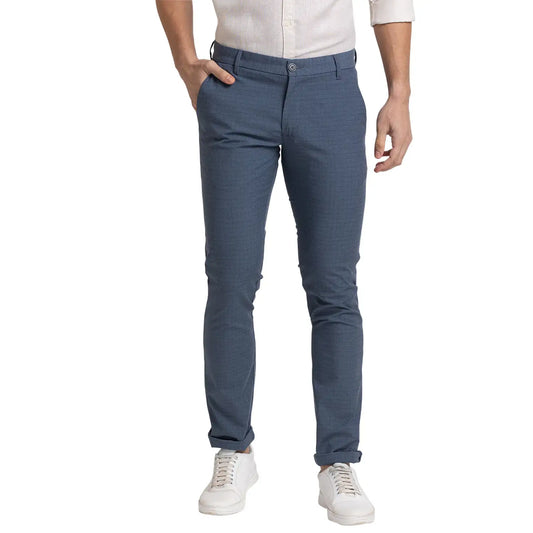 Men Regular Fit Blue Polo