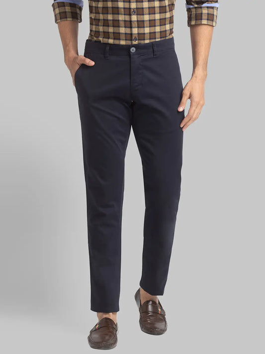 Men Tapered Fit Light Fawn Trouser