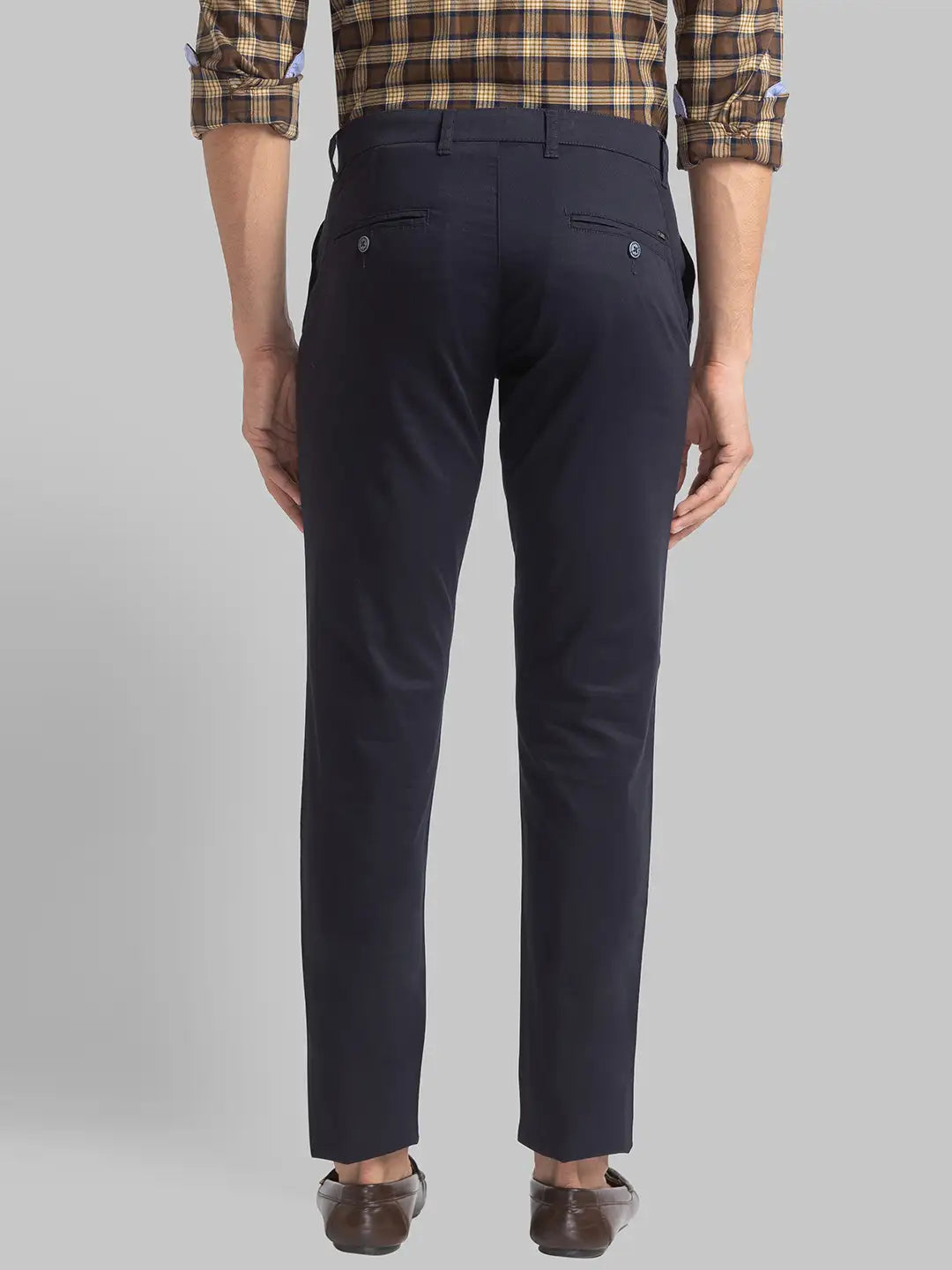 Men Tapered Fit Light Fawn Trouser