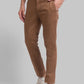 Men Tapered Fit Dark Red Chinos