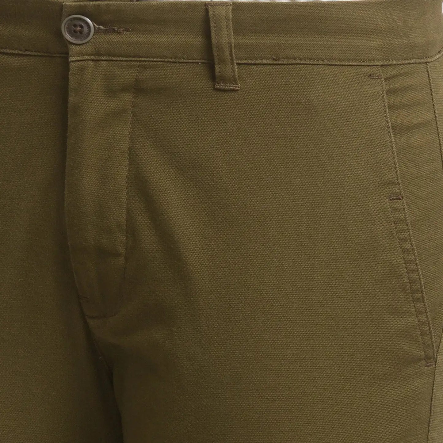 Men Tapered Fit Beige Trouser