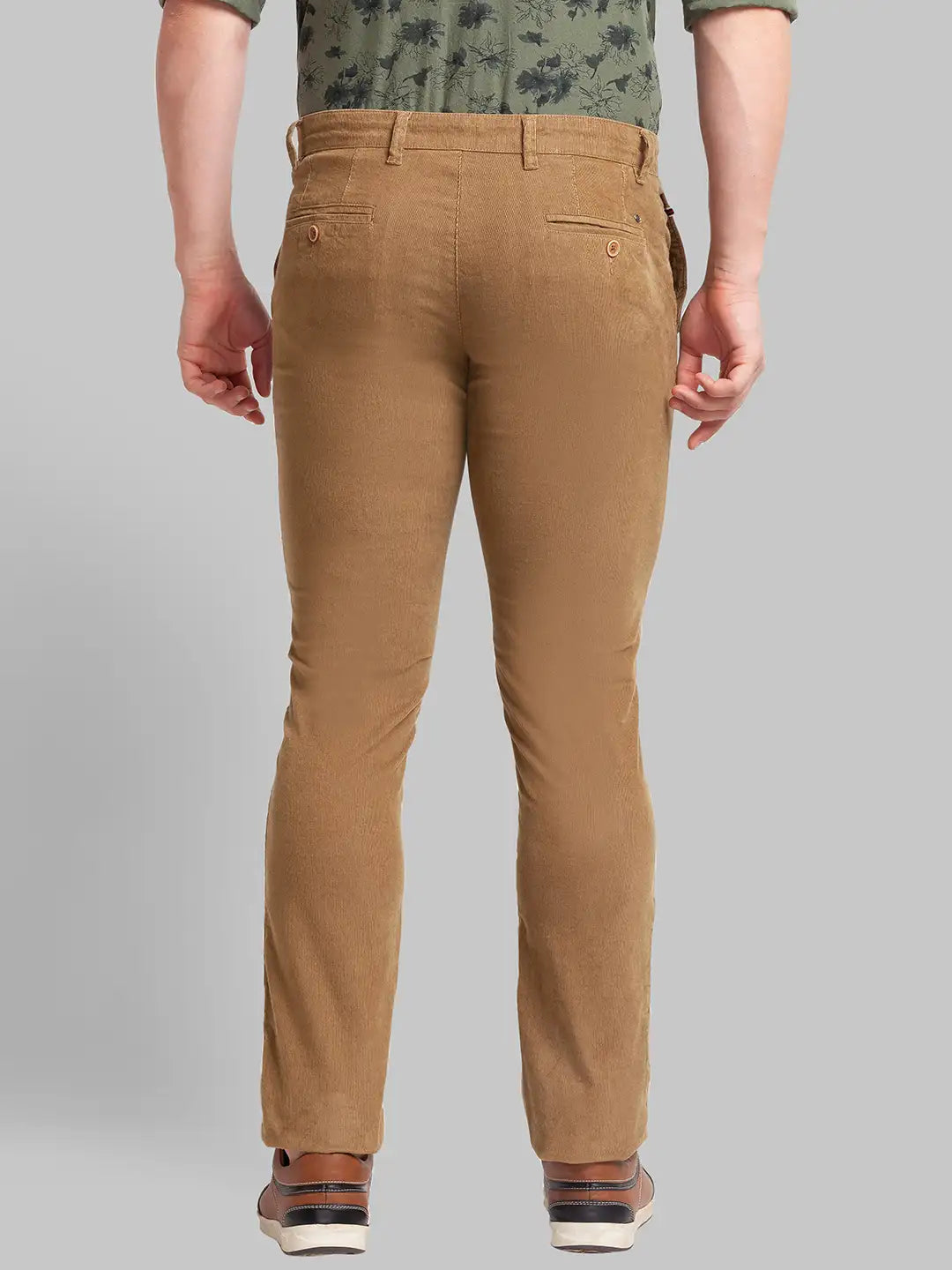 Men Tapered Fit Black Trouser