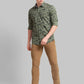 Men Tapered Fit Black Trouser
