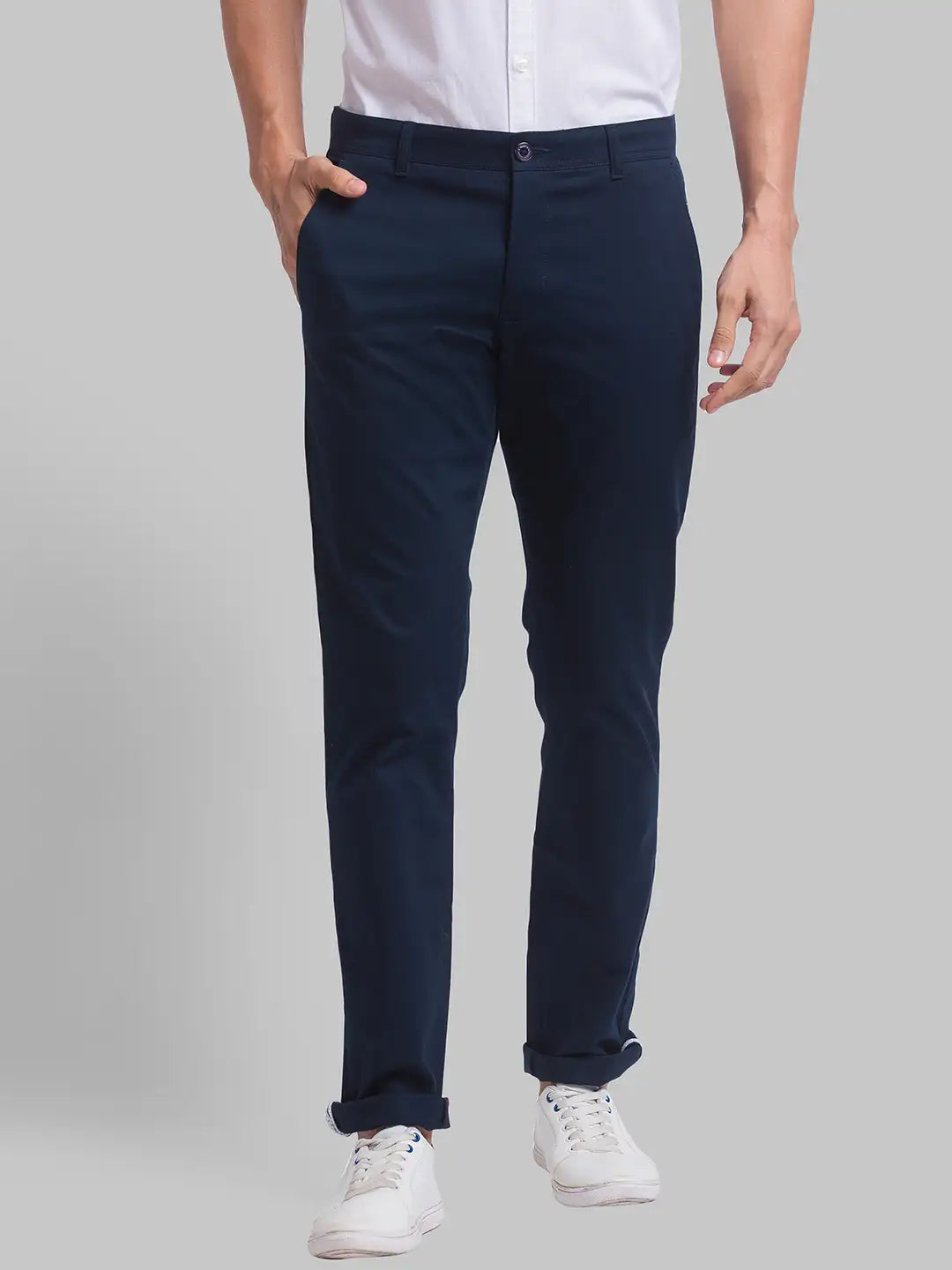 Men Tapered Fit Light Fawn Chinos