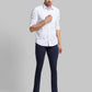 Men Tapered Fit Black Chinos & Trouser