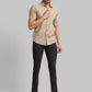 Men Tapered Fit Black Chinos & Trouser