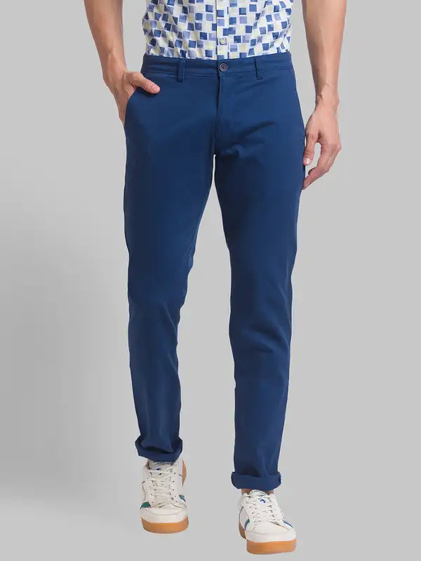 Men Lrt Fit Khaki Trouser